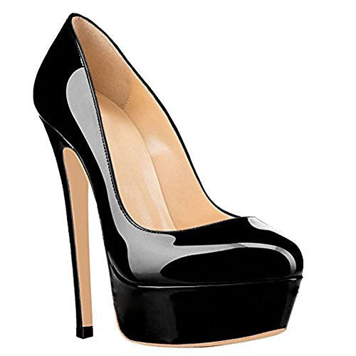 Baotou Round Toe High Heels
